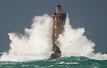 Le Phare du Four dans la tempte.