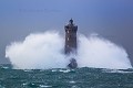 The Four Lighthouse in Storm