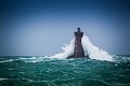 The Four Lighthouse in Storm