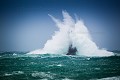 The Four Lighthouse in Storm