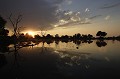 Ciel d'Orage sur l'Okavango. Botswana