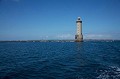 Phare de Kron dans les courants du Chenal du Fromveur