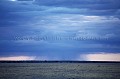 Orage et pluie sur le dsert du Kalahari