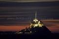 Vue nocturne du Mont Saint Michel
