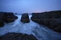 Storm at the Quiberon Peninsula, Port Bara. Brittany.