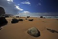 Red Sand Beach of the Wild Coast of the Quiberon Peninsula.