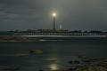 Paysage maritime nocturne - Phare de l'le Vierge.