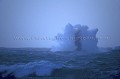 Tempete au Phare du Four la nuit