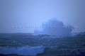 Tempete au Phare du Four la nuit