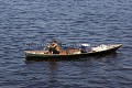 Pêcheur sur le Rio Negro / Fisherman on thr Rio Negro