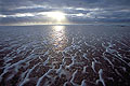 Mare basse en Baie d'Audierne par coup de vent