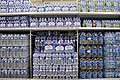 Bottles of Mineral Water in Super Market in France