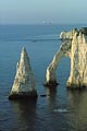 Falaises calcaires d'Etretat, l'Aiguille & l'Arche