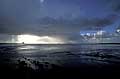 The Bay of the Mont Saint Michel. Thunder Storm Light.