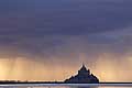 Thunder Storm on the Mount Saint Michel