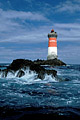The Pierres Noires Lighthouse from the rocks...