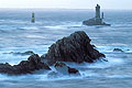 The strong Tide Current at the Pointe du Raz