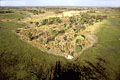 Okavango Delta. Photos of the islands during the dry season