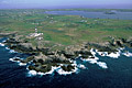 Pointe de Porz Men et phare du Crac'h. Ouessant