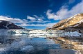 Glacier au fond du fjord de Burgerbukta. Sud du Spitzberg. Svalbard. Norvège. Norvège 
 Norway 
 Spitsberg 
 Spitsbergen 
 Spitzberg 
 Svalbard 
 arctic 
 arctique,
Burgerbukta,
fjord
 