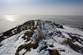 Le bec d'Andaine sous la neige. Le Mont Saint Michel n'est même pas visible... dans la tempête de neige alors que le Bec est sous le soleil.   Normandie, France.
 Baie 
 Bay 
 France 
 Michel 
 Mont 
 Normandie 
 Normandy 
 hiver 
 saint 
 snow 
 winter 