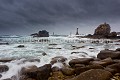 le Phare de Nividic à La pointe de Pern sous un coup de vent (pas une tempête...). Ile d'Ouessant. Bretagne, France. Bretagne 
 Brittany 
 Côtes 
 Finistère 
 France 
 Iroise 
 Ouessant 
 coast 
 island 
 littoral 
 mer 
 mer d'Iroise 
 sea 
 shore 
 île 
 îles 