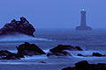 Finistère nord / Bretagne phare Four Bretagne Finistère nuit vent vagues côte littoral mer Manche lampe mer Iroise ouest Porspoder 