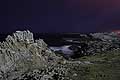 Île d'Ouessant - mer d'Iroise - Bretagne. Ouessant île pointe rochers nuit lumière mer Iroise côte 