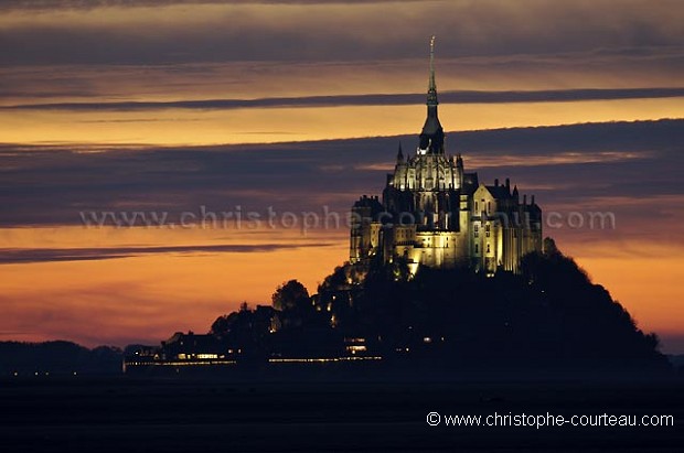 Noctural View of the Mont Saint Michel