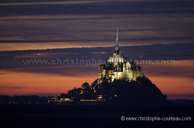 Noctural View of the Mont Saint Michel