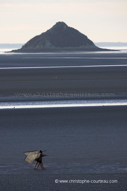 Pêcheurs en Baie du Mont Saint Michel