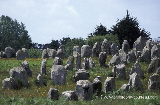 Carnac Megaliths Site.