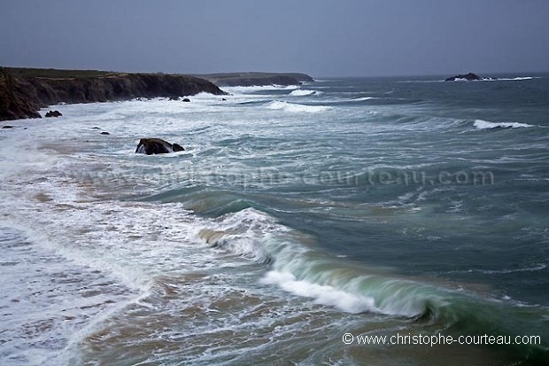 Storm at Quiberon Peninsula.