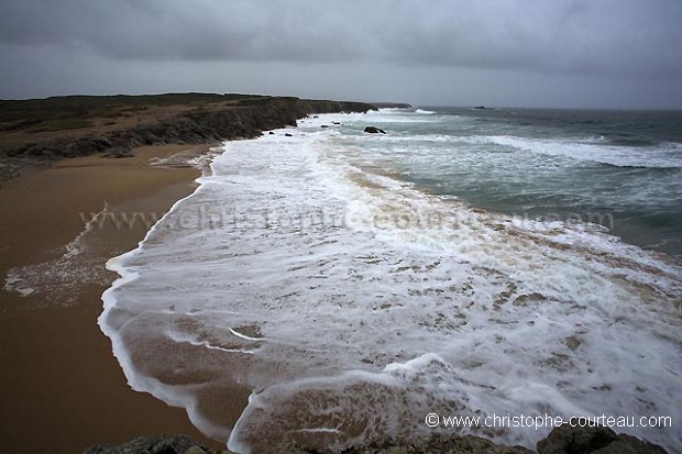 Storm at Quiberon Peninsula.