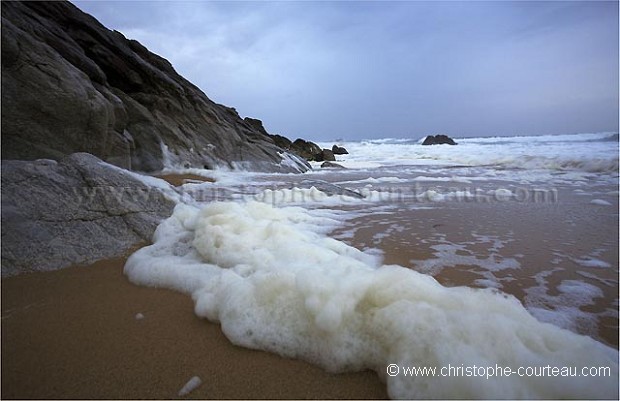 Storm at Quiberon Peninsula.