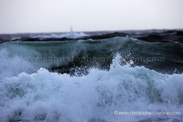 Vagues de tempte sur la Cte sauvage de Quiberon