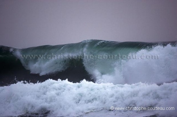 Vagues de tempte sur la Cte sauvage de Quiberon