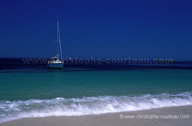 Sailing Ship in the Glenan Archipelago.