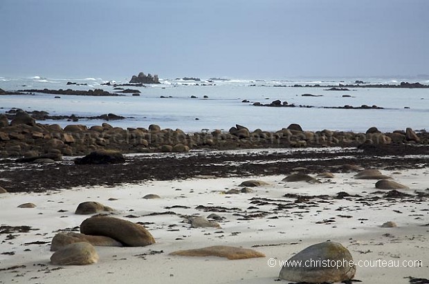 Coast of the Legends. Channel Seashore. Finistere.