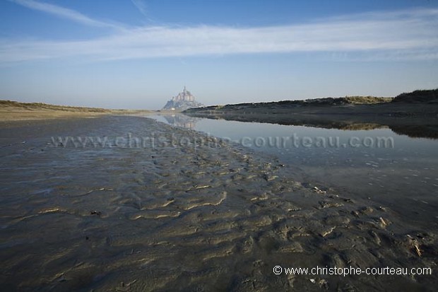 Le Mont Saint Michel à maée basse