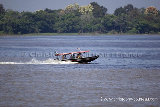 Tourist Boat on Amazon River