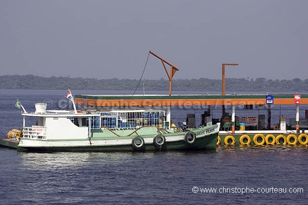 Floating Petrol Station in Amazonia