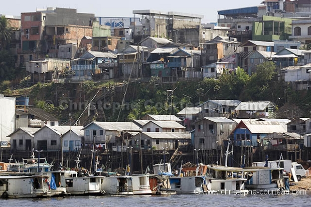 Manaus, quartier des pcheurs