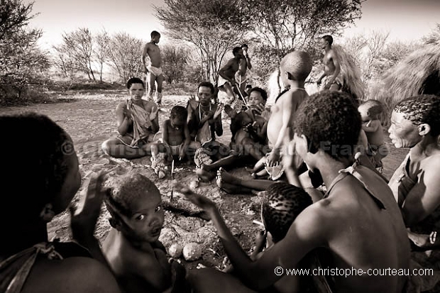 Family of Bushmen