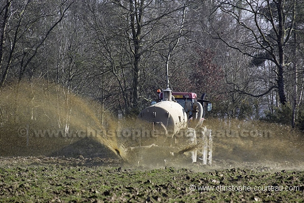 Manure Spreading in Brittany