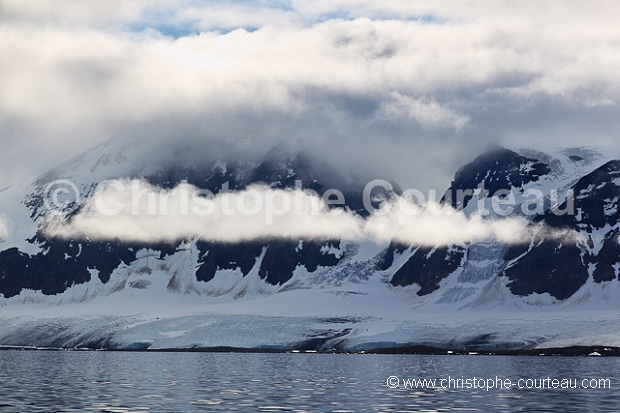 Paysage de l'arctique.