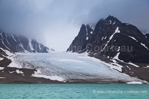 Paysage de l'arctique.