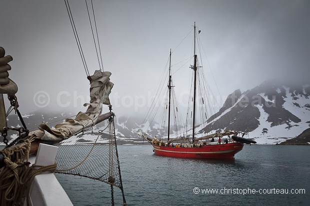 Sailor Ship in Arctic