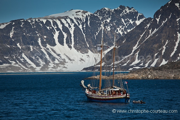 Sailor Ship in Arctic