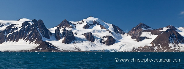 Paysage de l'arctique.